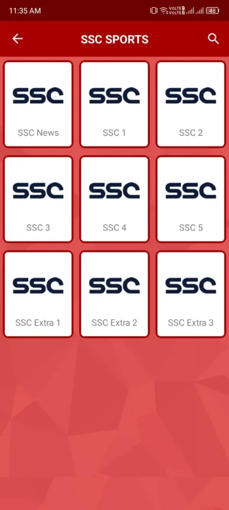 SSC Sports Live