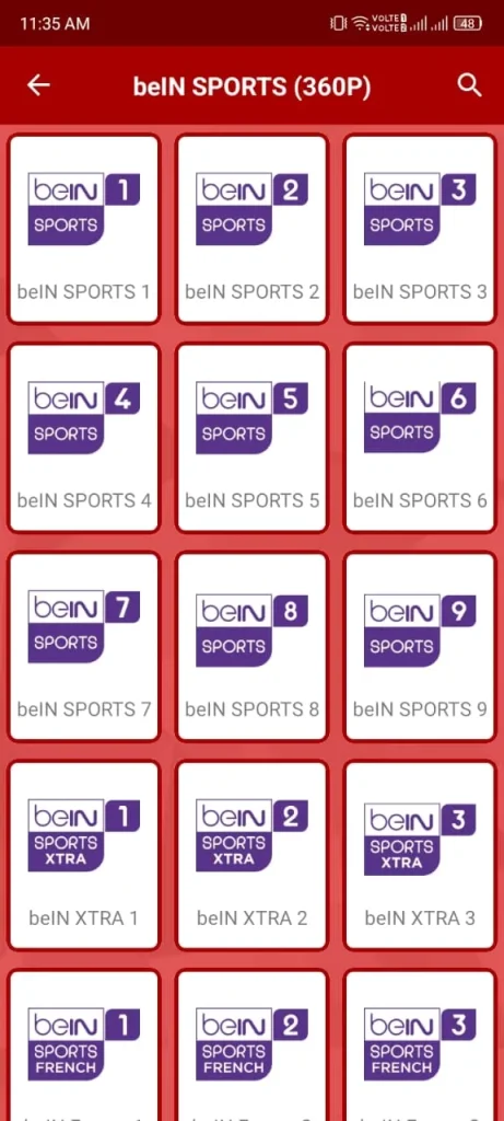 beIN Sports 360P Live